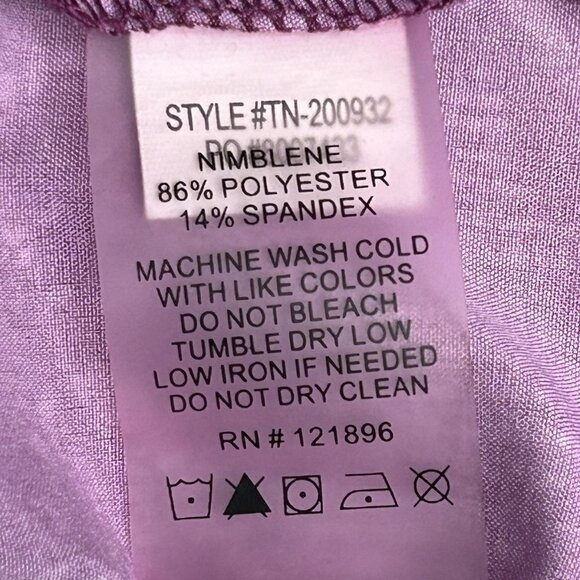 Title Nine Dress Womens Large Adventurista Nimblene Geometric 3/4 Sleeve Stretch - Picture 4 of 13